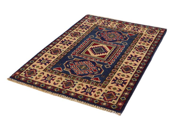 Detail image of 2' x 3' Hand Knotted Kazak Rug