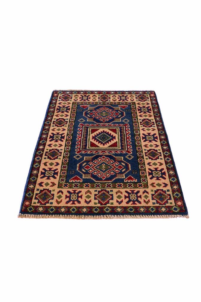 2' x 3' Hand Knotted Kazak Rug