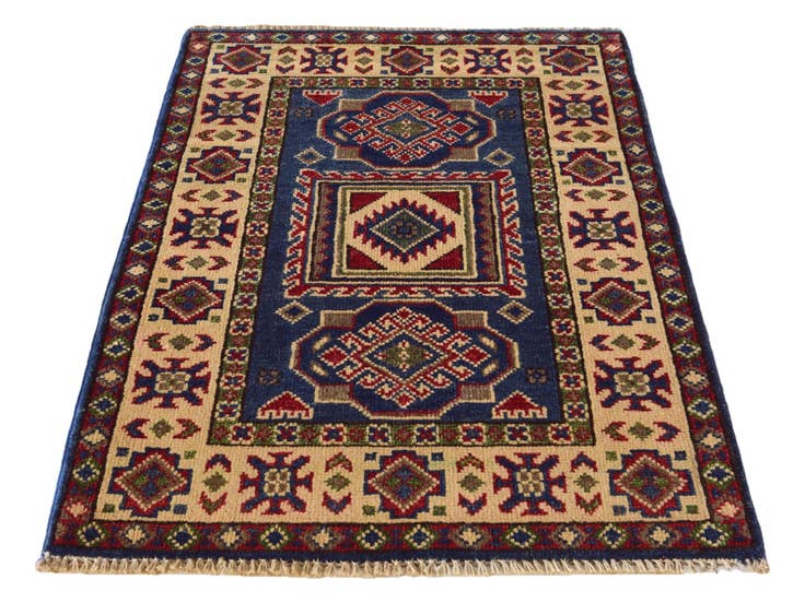 Detail image of 2' x 3' Hand Knotted Kazak Rug