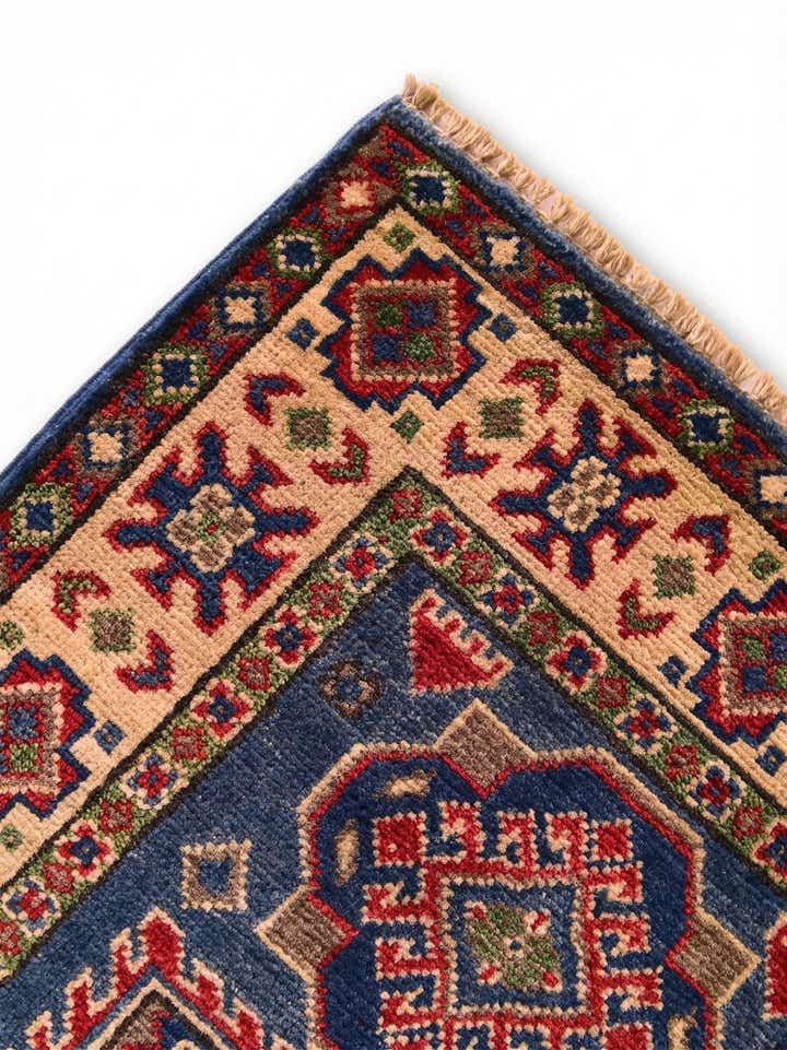 2' x 3' Hand Knotted Kazak Rug