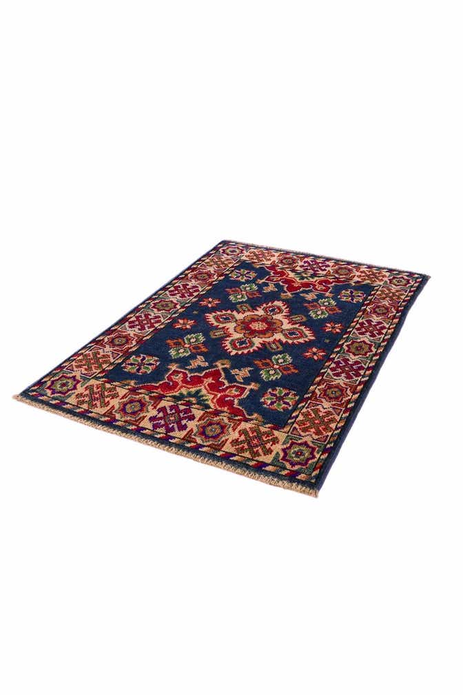 2' x 3' 1 Hand Knotted Kazak Rug
