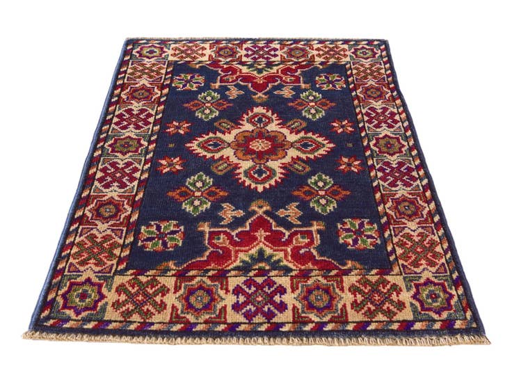 Detail image of 2' x 3' 1 Hand Knotted Kazak Rug