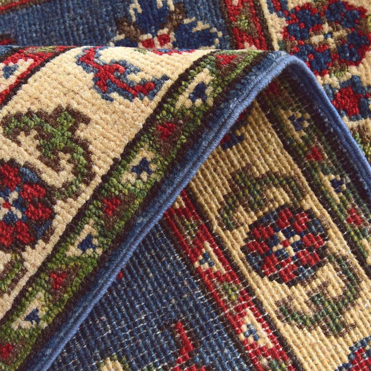 Detail image of 2' 1 x 2' 10 Hand Knotted Kazak Rug