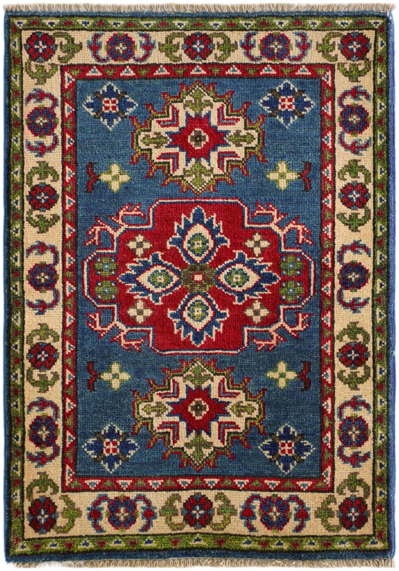 2' 1 x 2' 10 Hand Knotted Kazak Rug