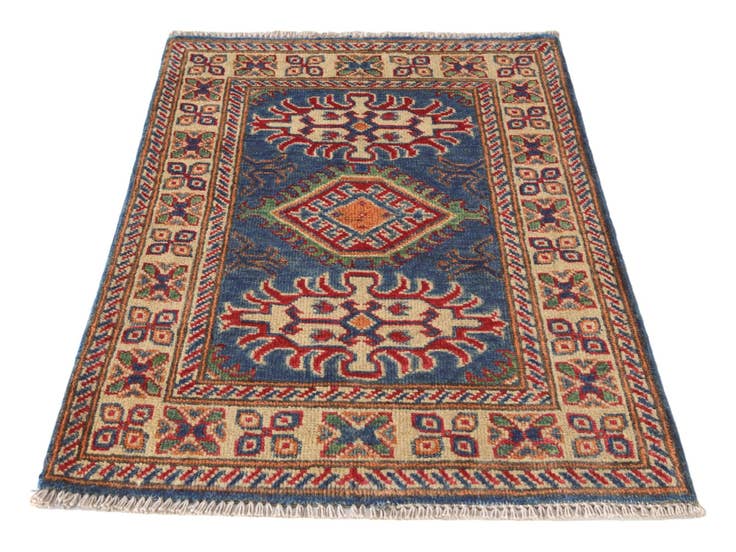 Detail image of 2' x 3' Hand Knotted Kazak Rug