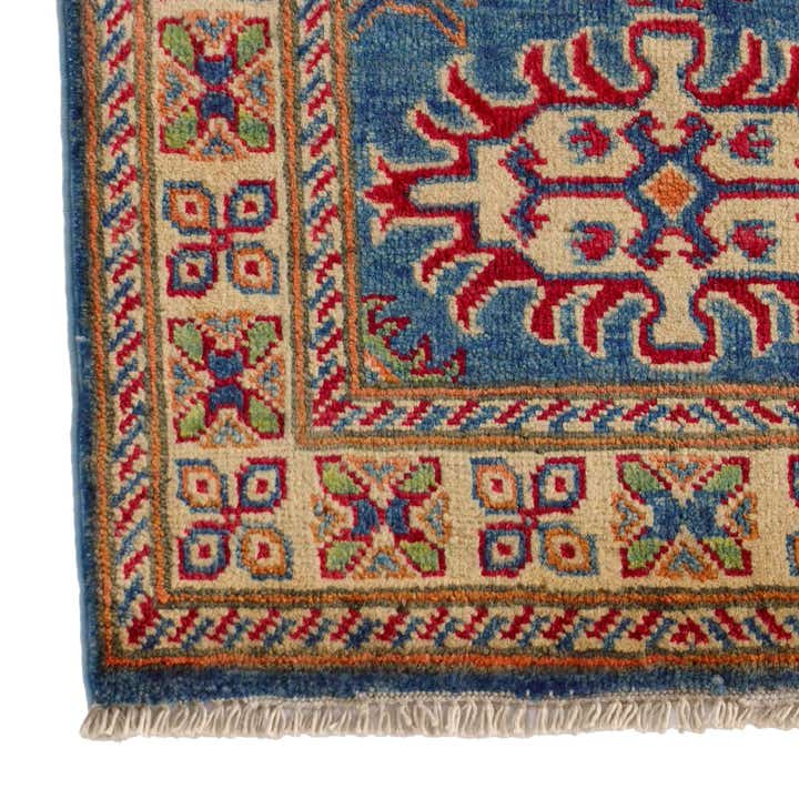 2' x 3' Hand Knotted Kazak Rug