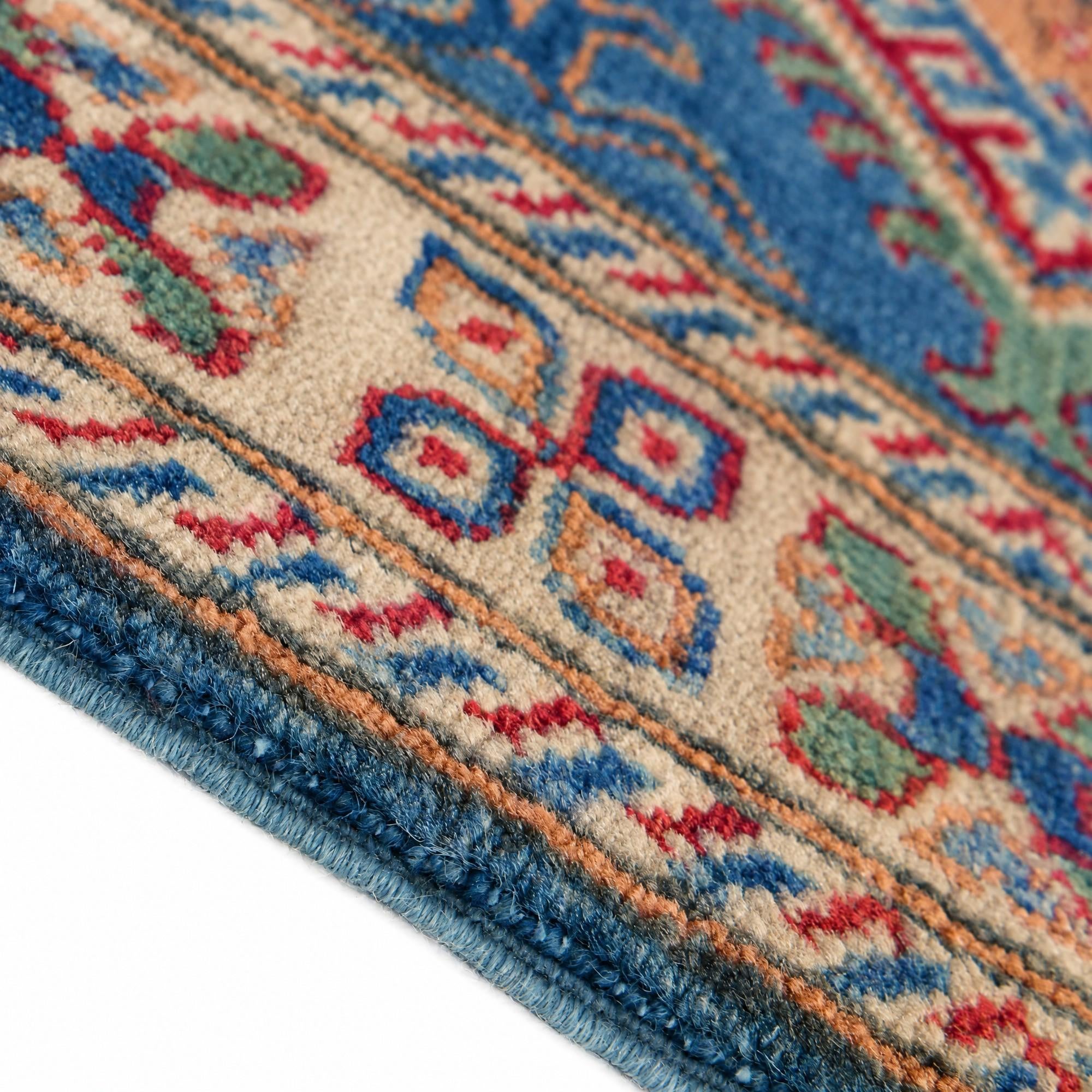 Detail image 8 of 12: 2' x 3' Hand Knotted Kazak Rug