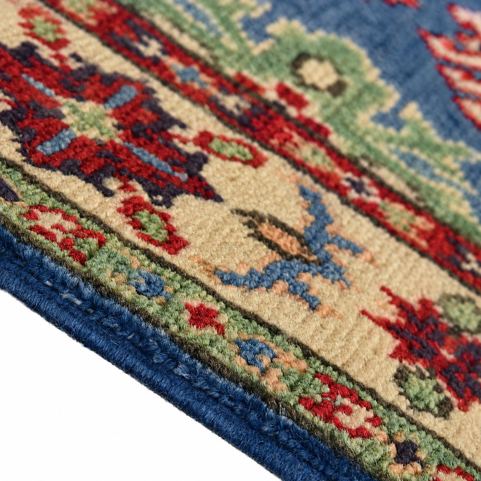 60cm x 90cm Hand Knotted Kazak Rug