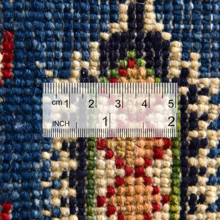 Detail image of 2' x 3' 4 Hand Knotted Kazak Rug