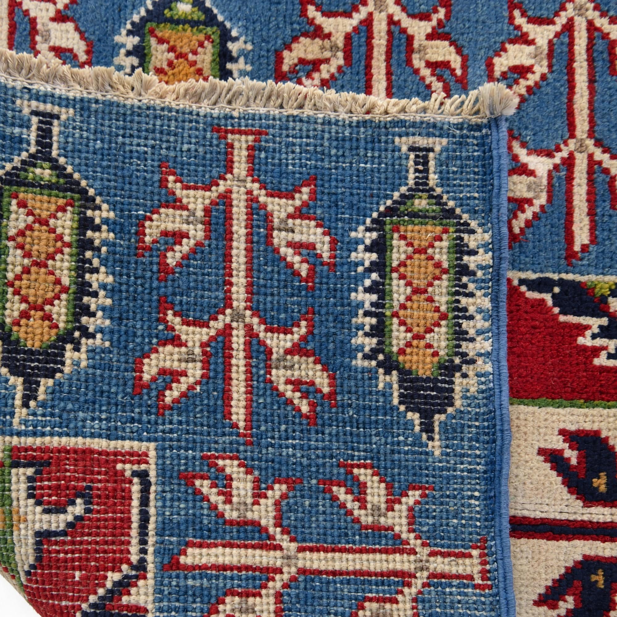 Detail image 12 of 12: 2' x 3' 4 Hand Knotted Kazak Rug