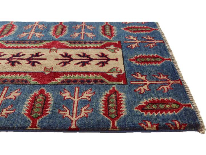 2' x 2' 11 Hand Knotted Kazak Rug