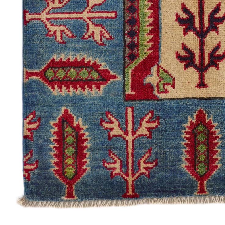 Detail image of 2' x 2' 11 Hand Knotted Kazak Rug