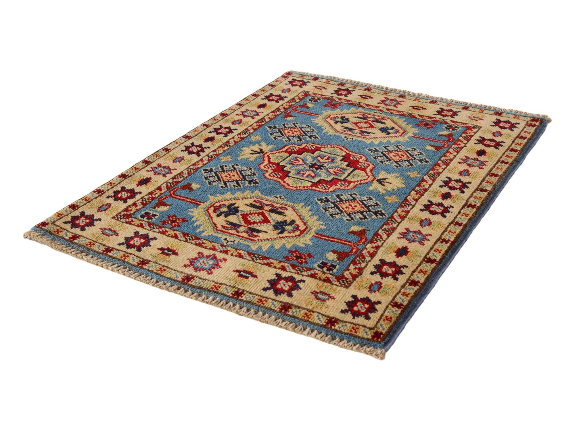 2' 1 x 2' 10 Hand Knotted Kazak Rug
