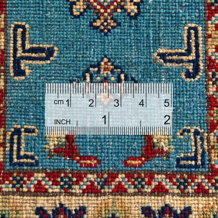 Detail image of 2' 1 x 2' 10 Hand Knotted Kazak Rug