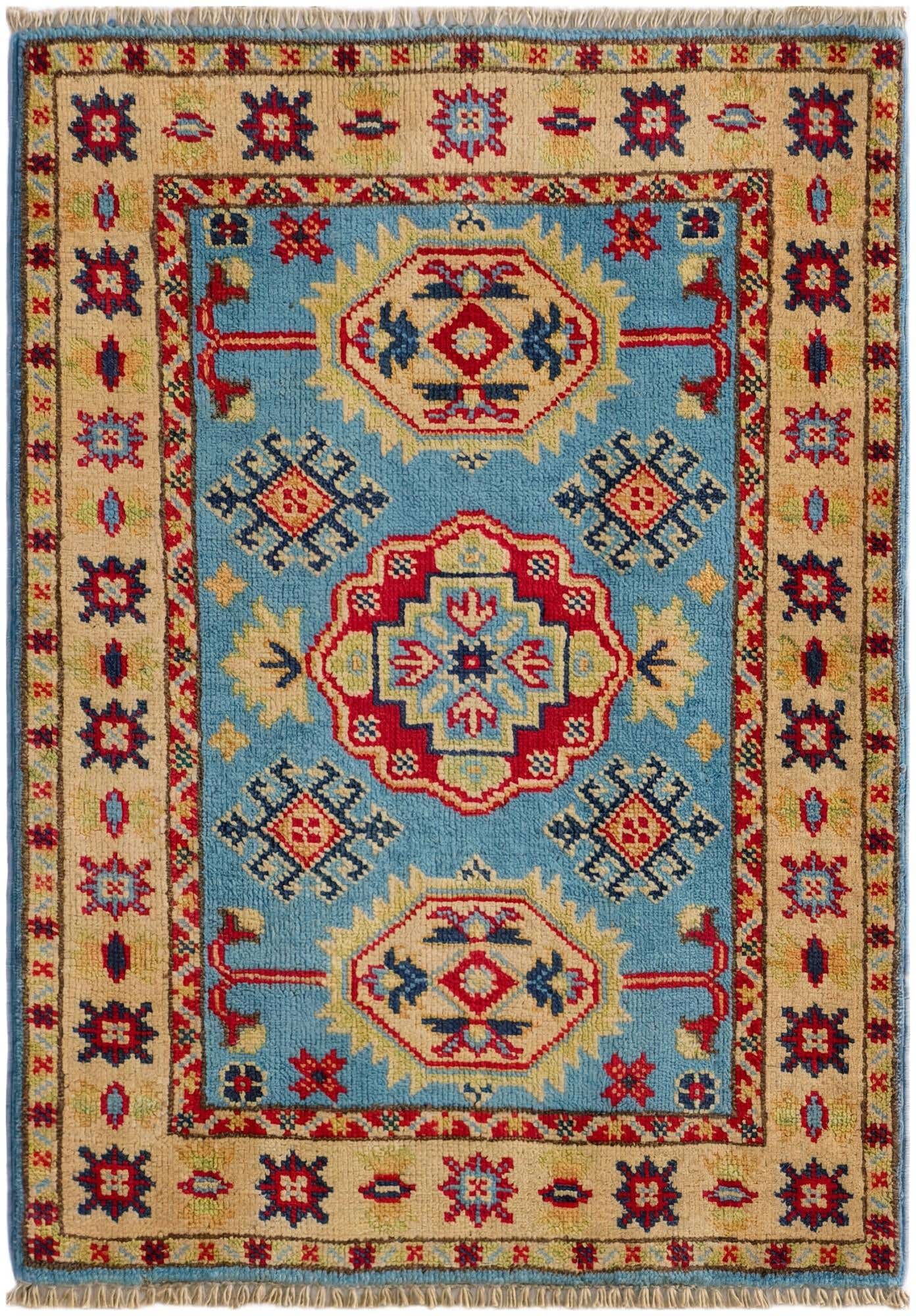 2' 1 x 2' 10 Hand Knotted Kazak Rug