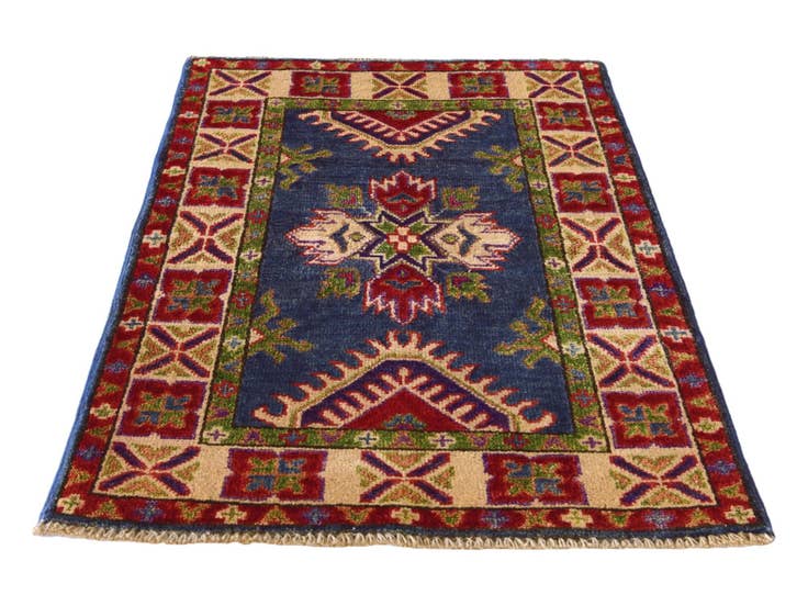 Detail image of 2' x 3' Hand Knotted Kazak Rug