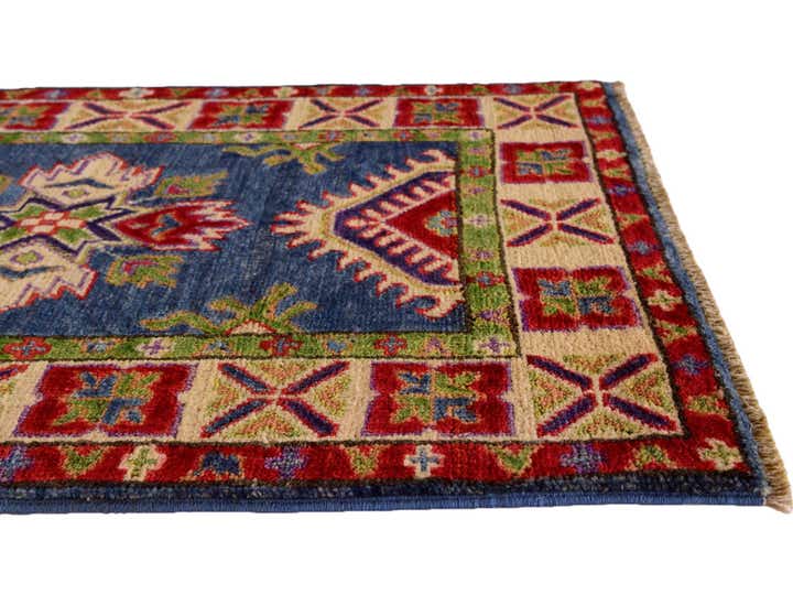2' x 3' Hand Knotted Kazak Rug