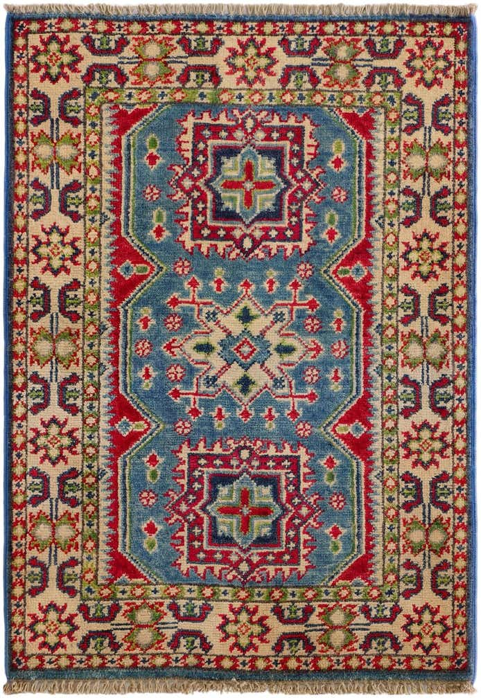 2' x 2' 10 Hand Knotted Kazak Rug