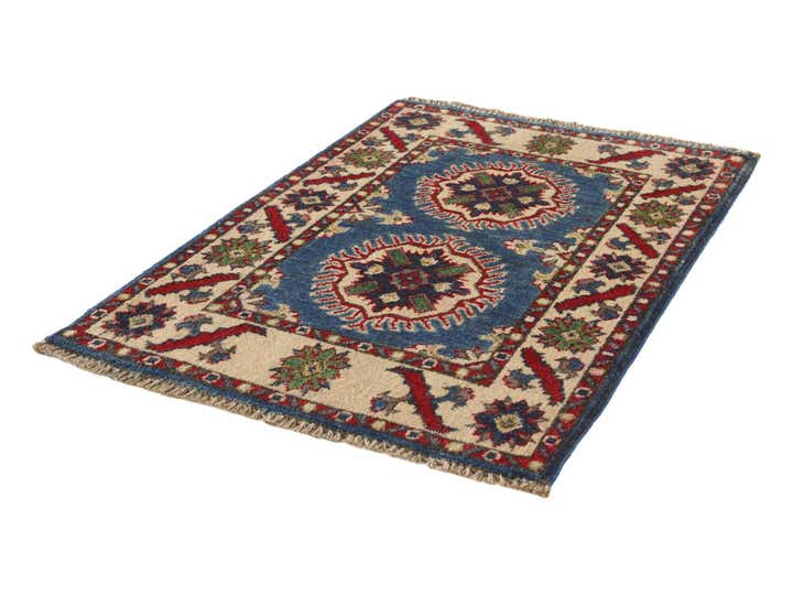 2' x 2' 11 Hand Knotted Kazak Rug