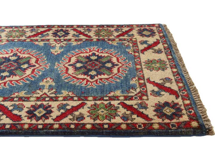 2' x 2' 11 Hand Knotted Kazak Rug
