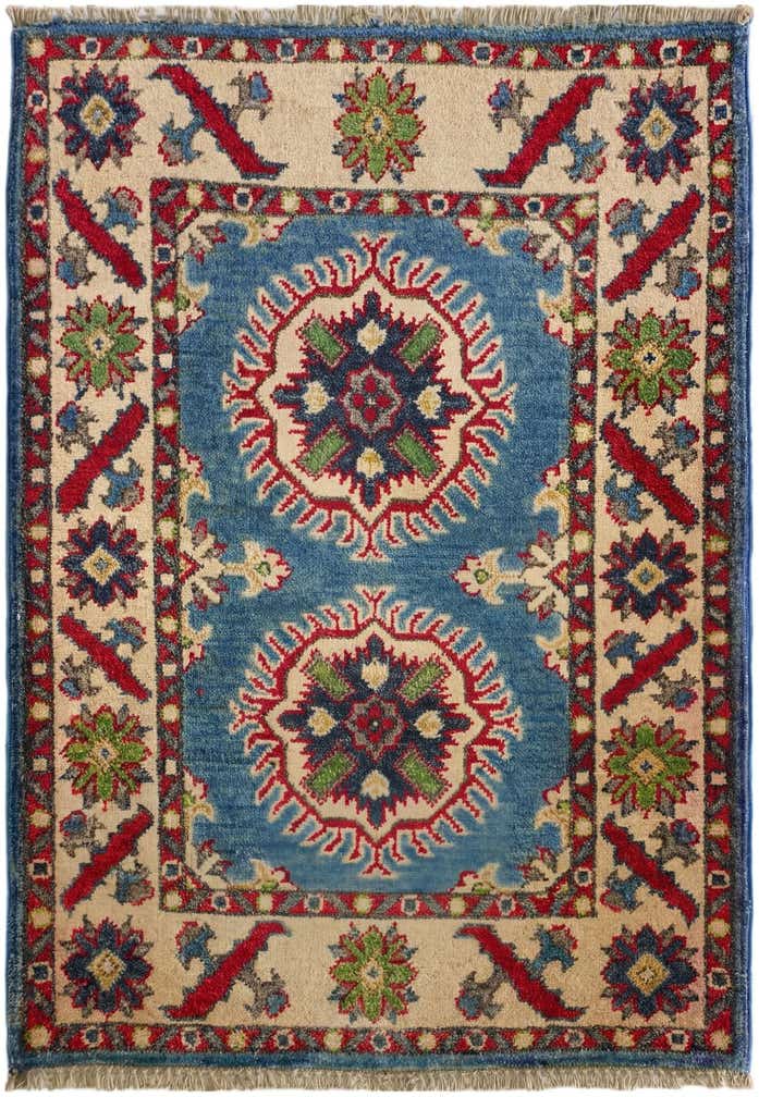 2' x 2' 11 Hand Knotted Kazak Rug