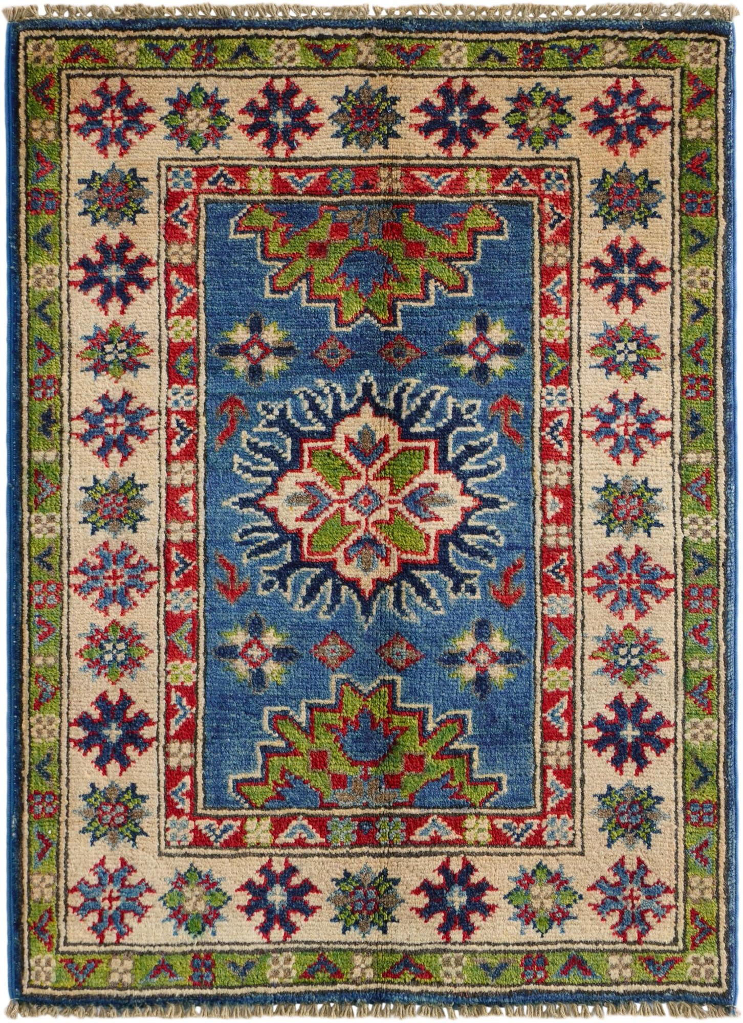 2' 1 x 2' 10 Hand Knotted Kazak Rug