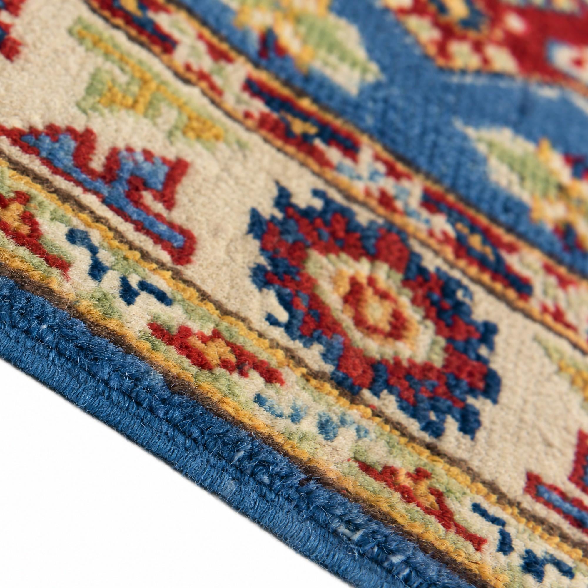 Detail image 8 of 12: 2' x 3' Hand Knotted Kazak Rug