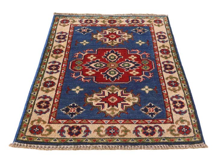2' x 3' Hand Knotted Kazak Rug