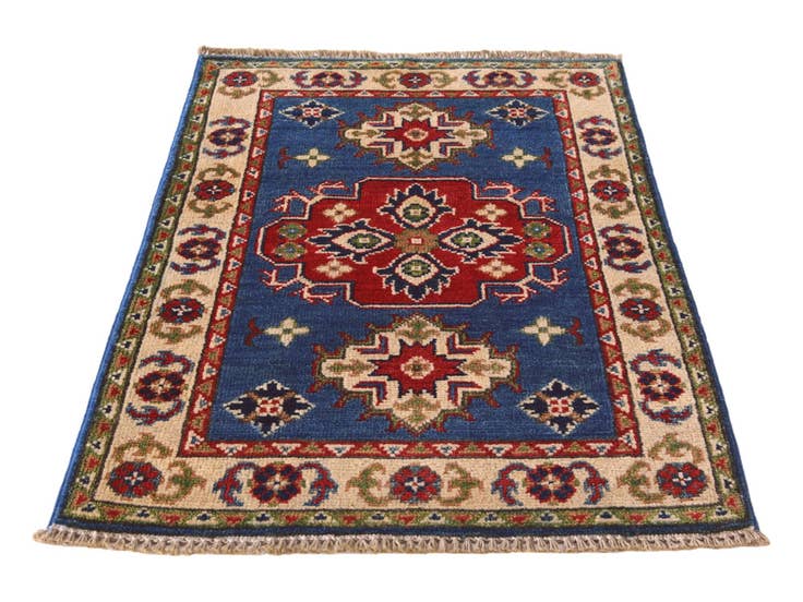 Detail image of 2' x 3' Hand Knotted Kazak Rug