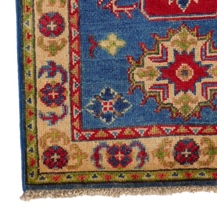 Detail image of 2' 1 x 3' Hand Knotted Kazak Rug