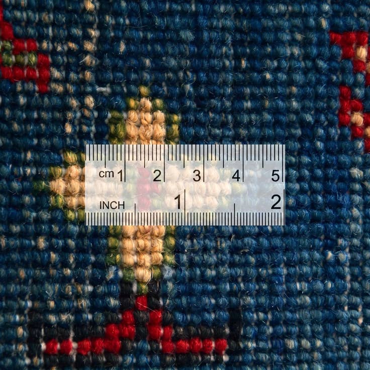 Detail image of 2' 1 x 3' Hand Knotted Kazak Rug