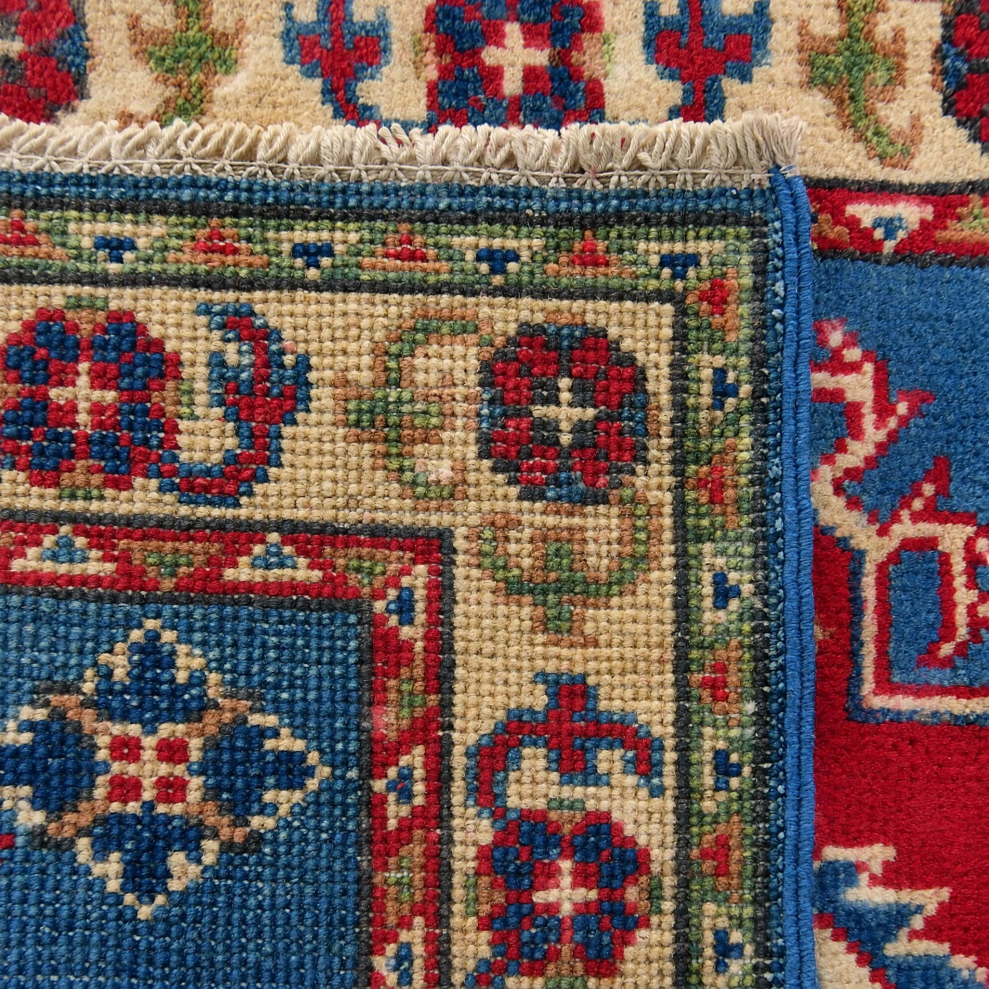 65cm x 90cm Hand Knotted Kazak Rug