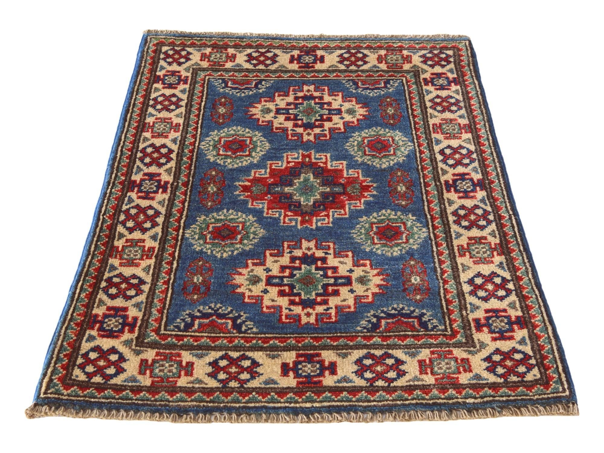 2' 1 x 2' 8 Hand Knotted Kazak Rug
