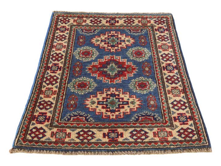 2' 1 x 2' 8 Hand Knotted Kazak Rug