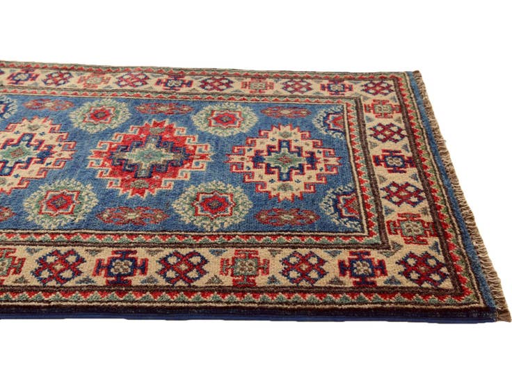 Detail image of 2' 1 x 2' 8 Hand Knotted Kazak Rug