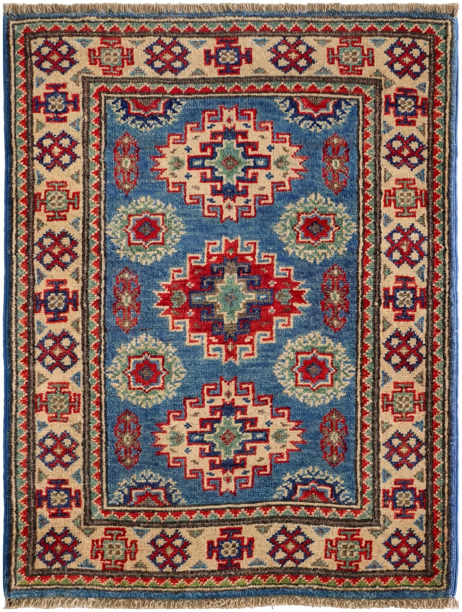2' 1 x 2' 8 Hand Knotted Kazak Rug