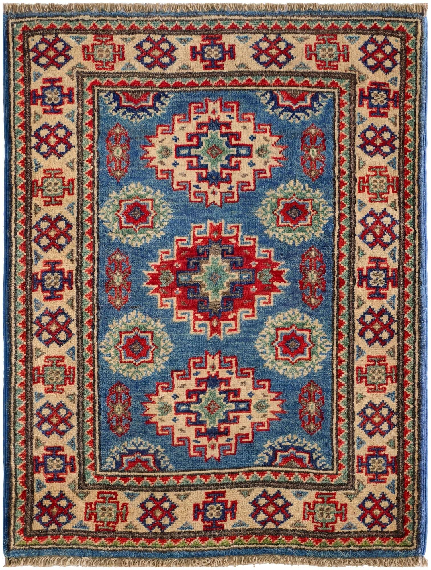 2' 1 x 2' 8 Hand Knotted Kazak Rug