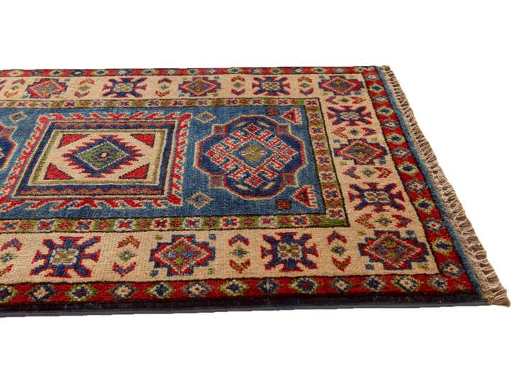 2' 1 x 3' Hand Knotted Kazak Rug