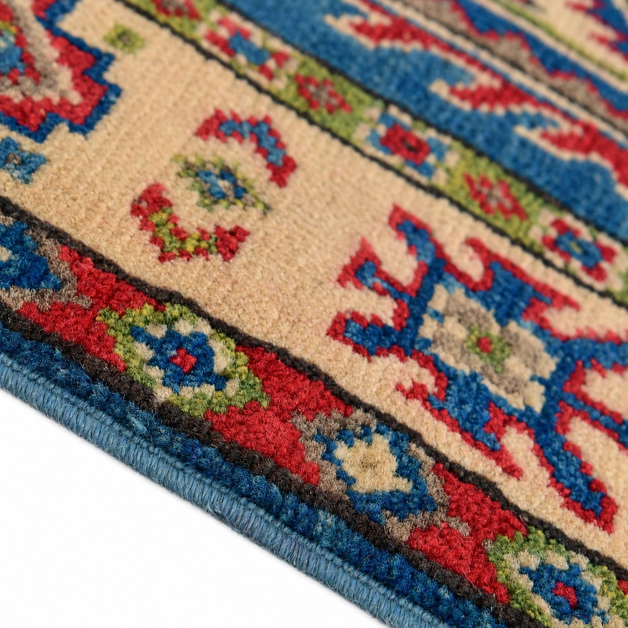 Detail image 8 of 12: 2' 1 x 3' Hand Knotted Kazak Rug