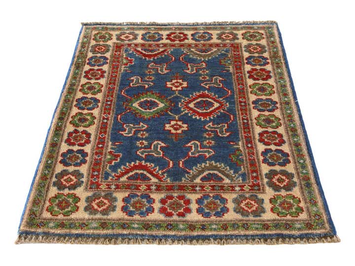 2' 1 x 2' 11 Hand Knotted Kazak Rug