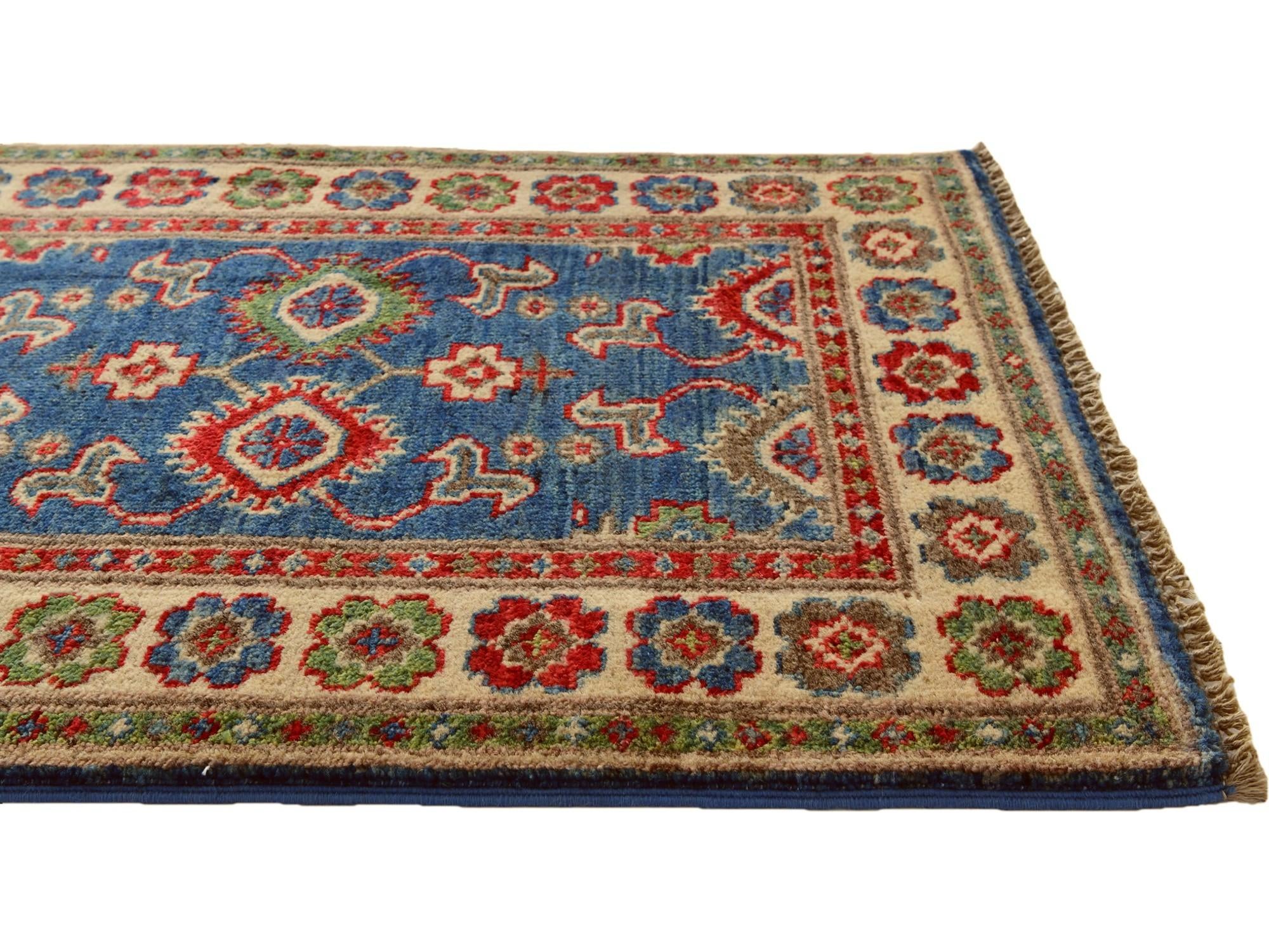 2' 1 x 2' 11 Hand Knotted Kazak Rug