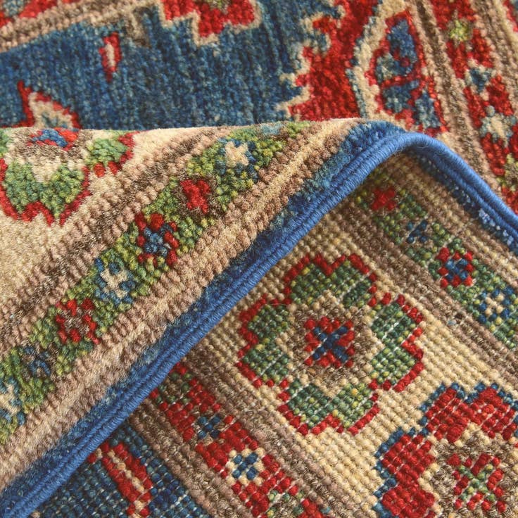 Detail image of 2' 1 x 2' 11 Hand Knotted Kazak Rug