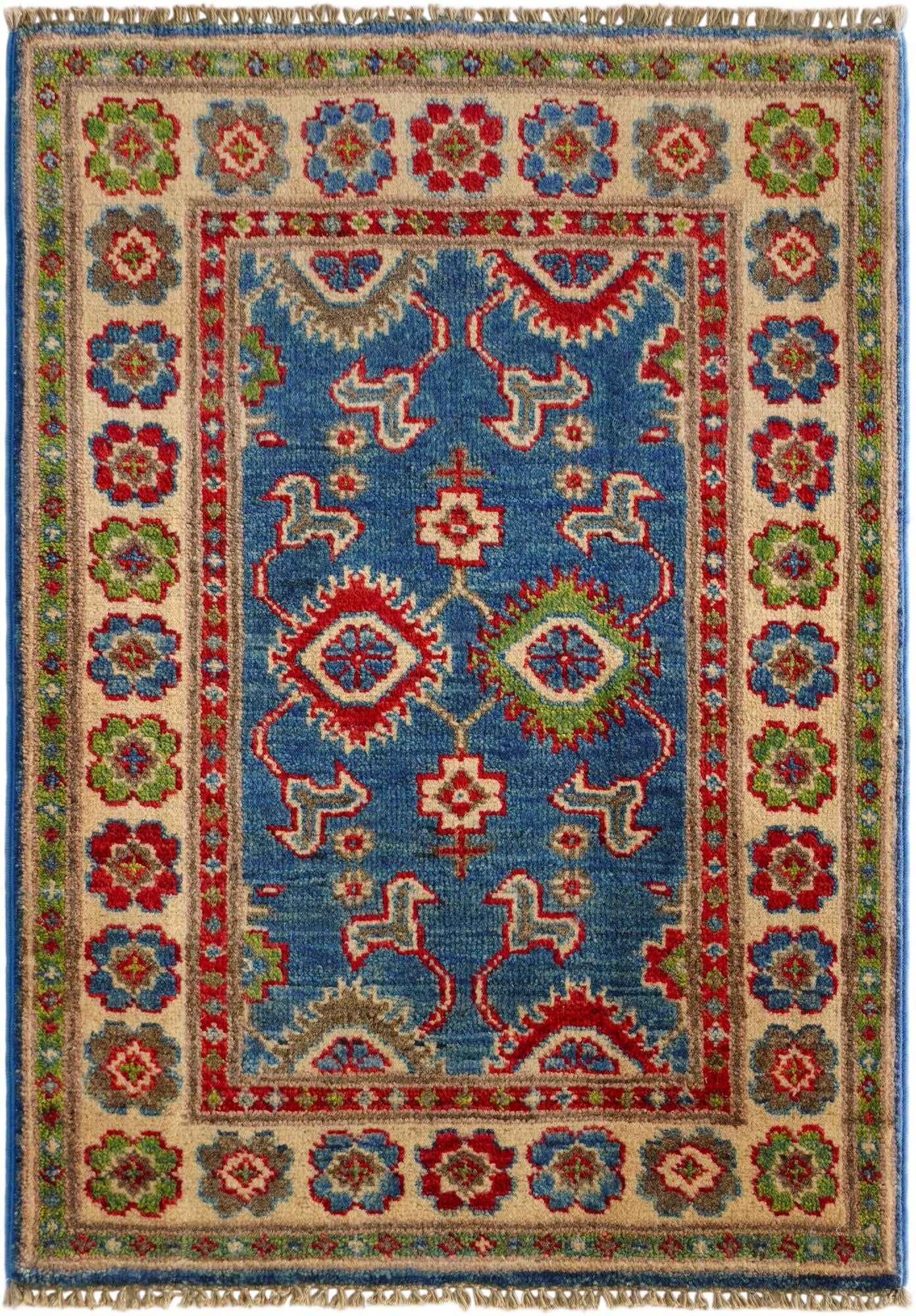 2' 1 x 2' 11 Hand Knotted Kazak Rug