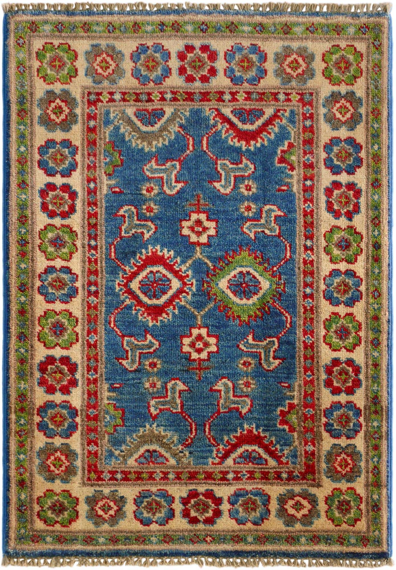 2' 1 x 2' 11 Hand Knotted Kazak Rug
