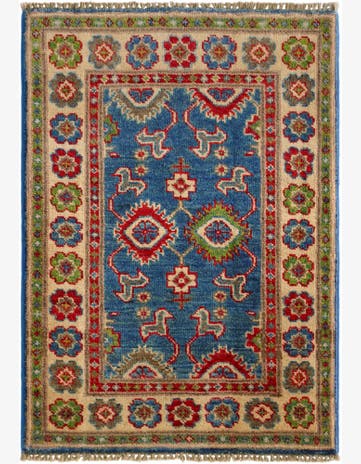 2' 1 x 2' 11 Hand Knotted Kazak Rug