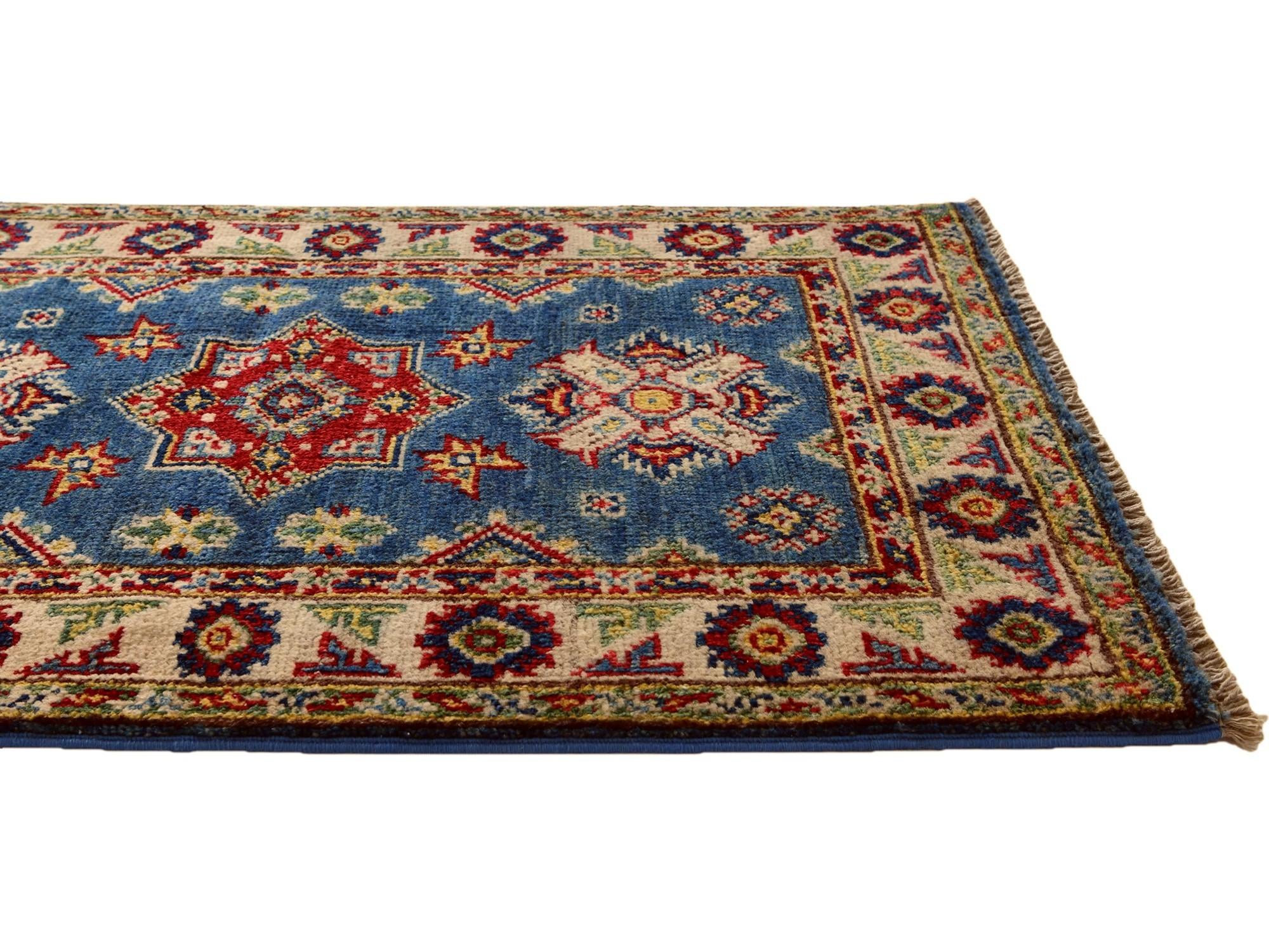 2' x 3' 2 Hand Knotted Kazak Rug