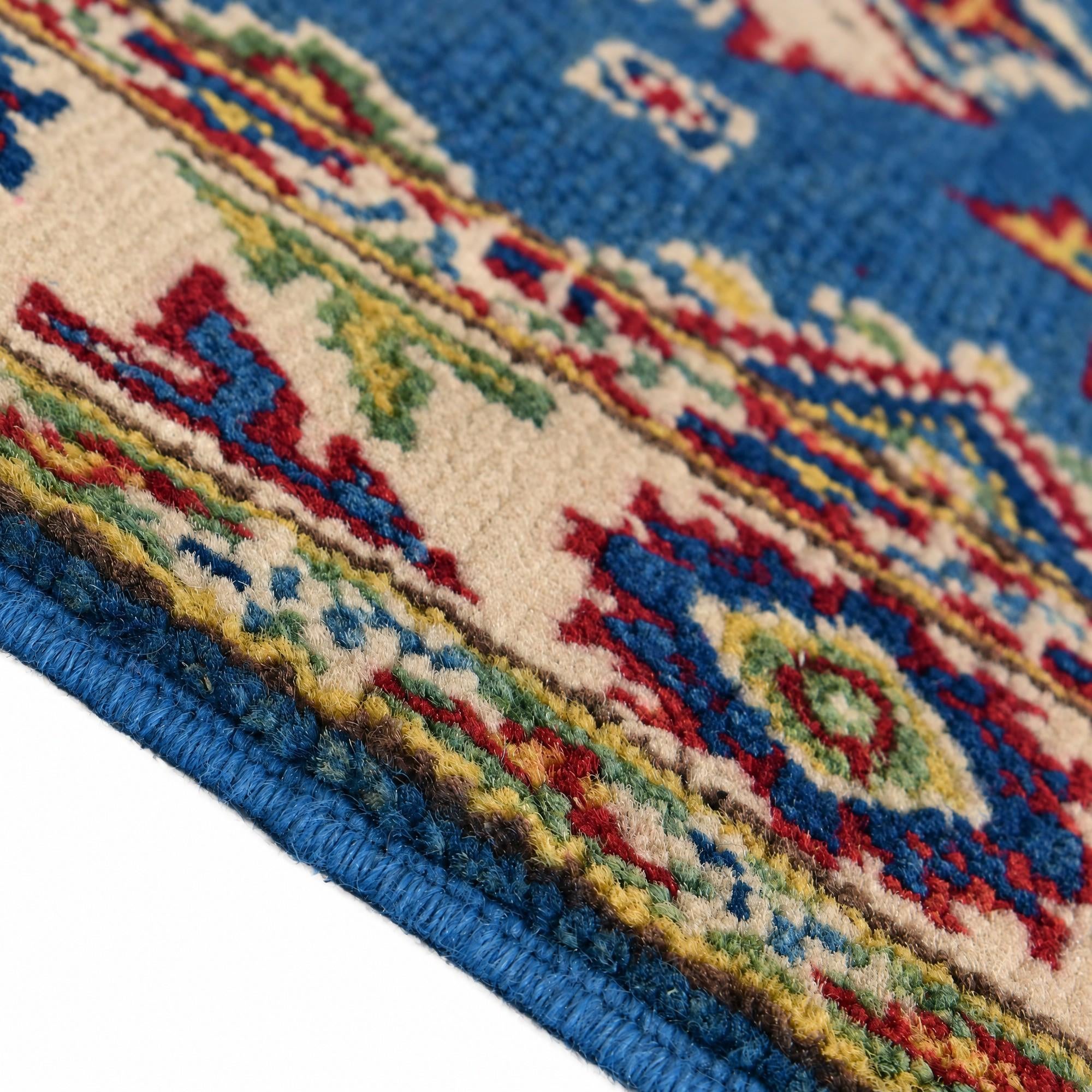 60cm x 95cm Hand Knotted Kazak Rug