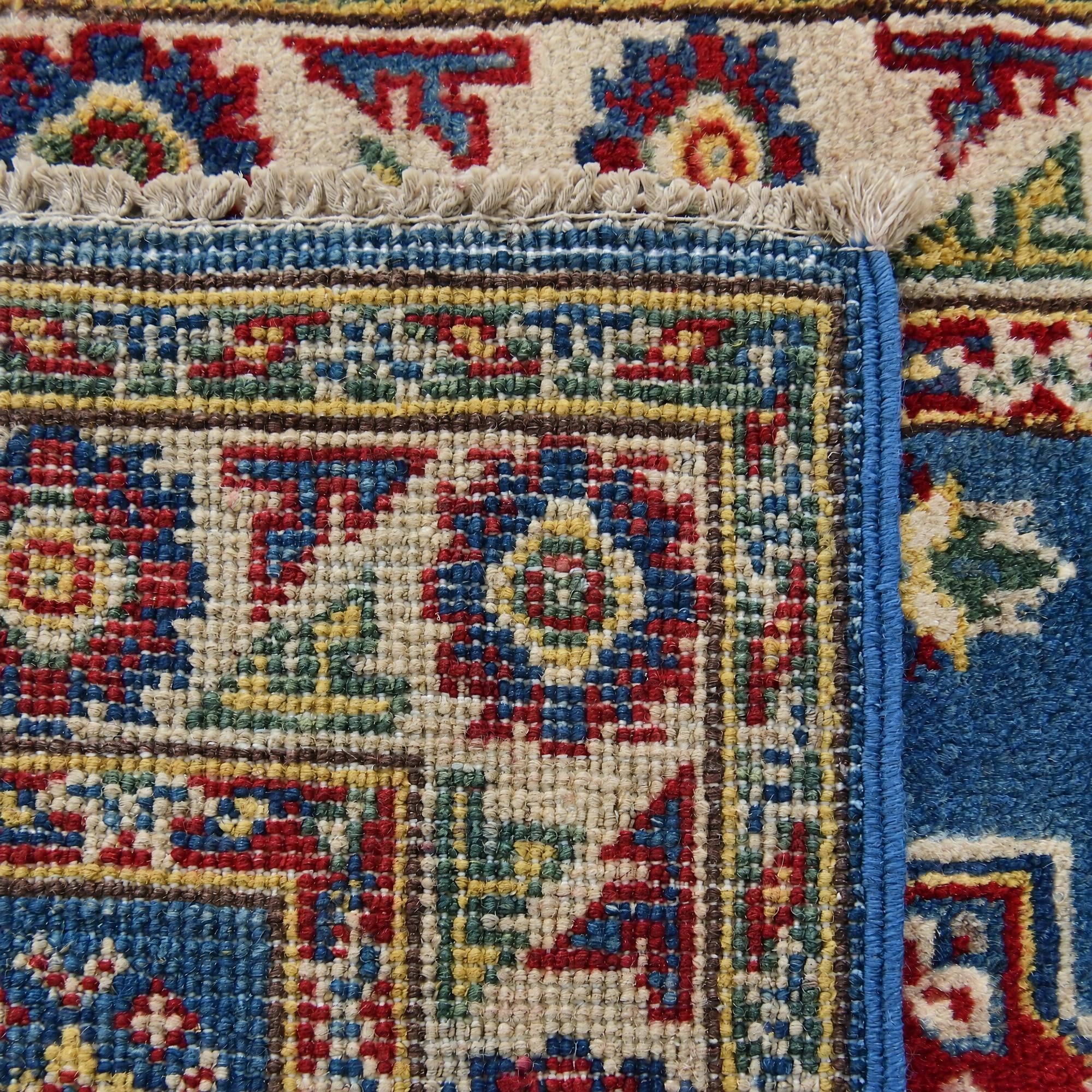 60cm x 95cm Hand Knotted Kazak Rug