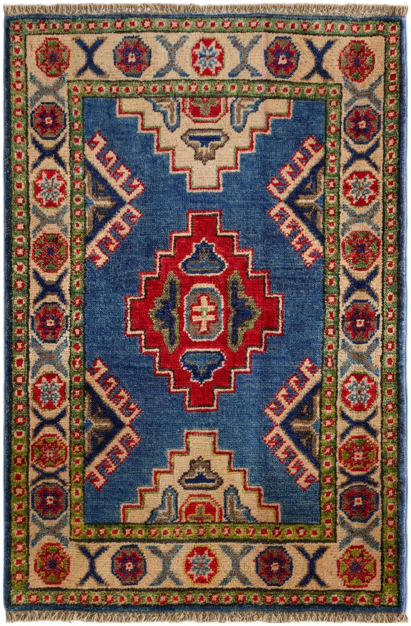 2' 1 x 3' 1 Hand Knotted Kazak Rug