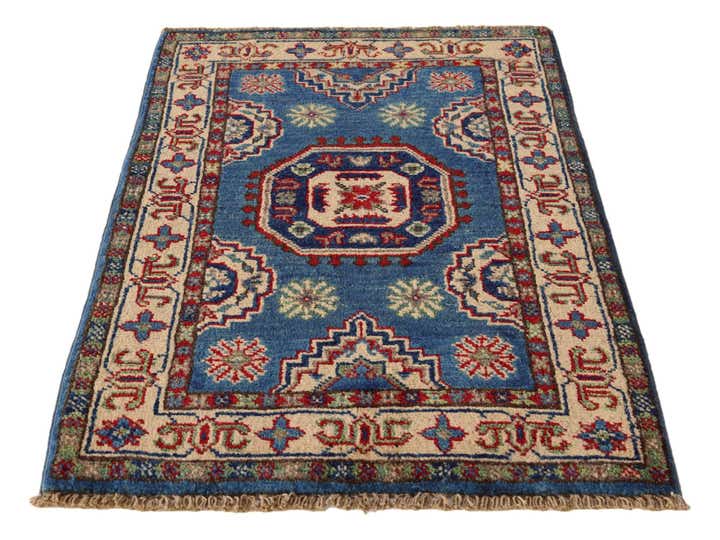 2' x 3' Hand Knotted Kazak Rug
